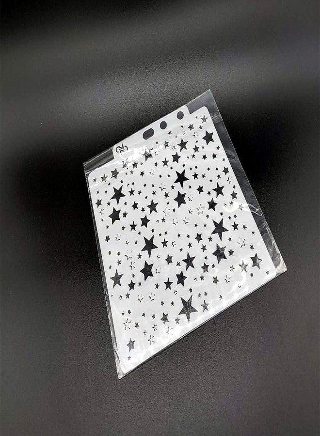 OBUY Twinkle Star Shaped Reusable Stencil Airbrush Painting Art DIY Home Decor Scrap Booking Album Crafts - Image 2