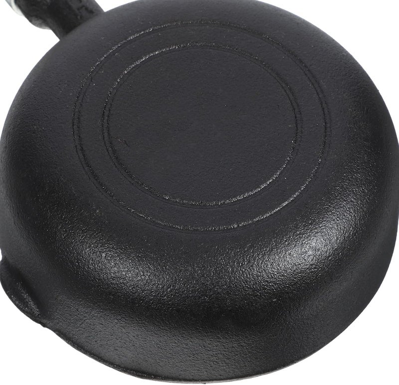 Homoyoyo Cast Iron Small Sauce Pan with Pour Spout, Deep Non-stick Metal Sauce Pot for Home Kitchen, Mini Butter Melting and Oil Pouring Pan 11x4cm - Image 3