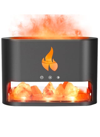 YDL Fireplace Flame Diffuser Aromatherapy Essential Oil Diffuser Himalayan Salt Lamp Diffuser Cool Mist Ultrasonic Humidifier for BedroomOfficeHome Auto ShutOff Night Light Black - pzsku/ZD1B53FA63C179E797626Z/45/1746639156/328991da-fa37-4ec2-a7ee-7939cf5c42f2