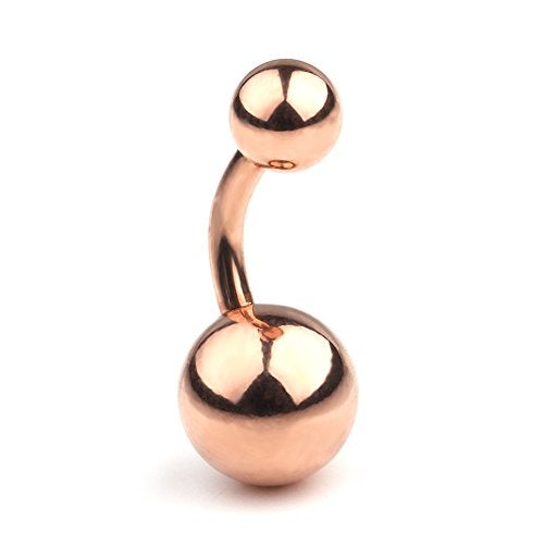 Ruifan 3PCS 316L Surgical Steel 14G 6mm 1/4 Inches Short Belly Earring Navel Button Ring - Mix Color - Image 4
