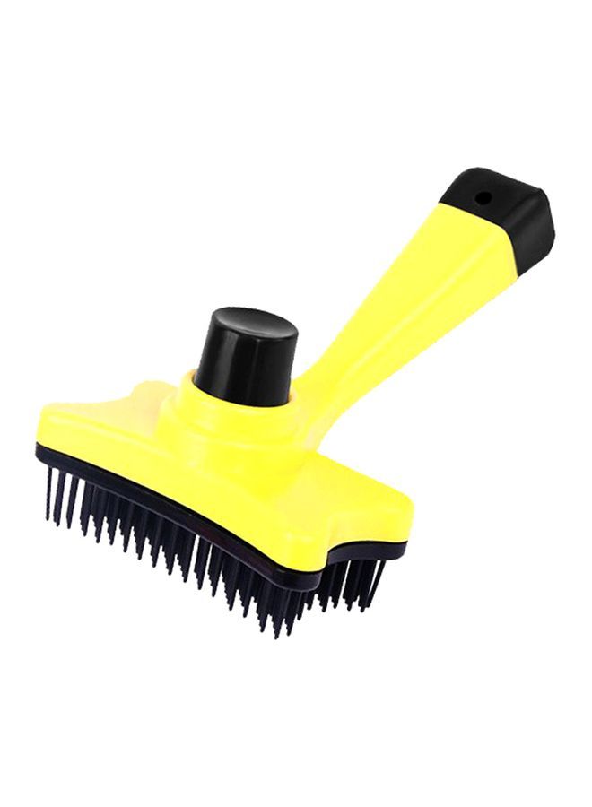 NIBEMINENT Pet Cleaning Brush Yellow/Black