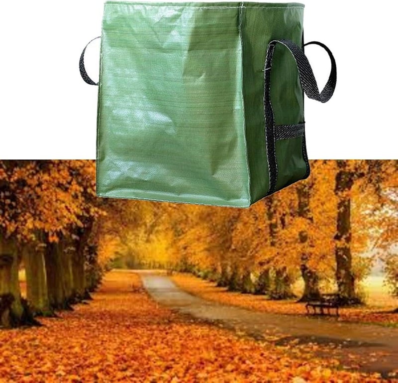 أكياس نفايات الحدائق الثقيلة سعة كبيرة 68x68x70 سم للأوراق والفروع والعشب الرطب - Image 4