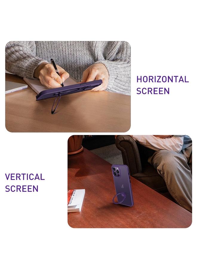 اس-توب جراب هاتف iPhone 14 Skin Feel MagSafe حامل مغناطيسي - Image 5