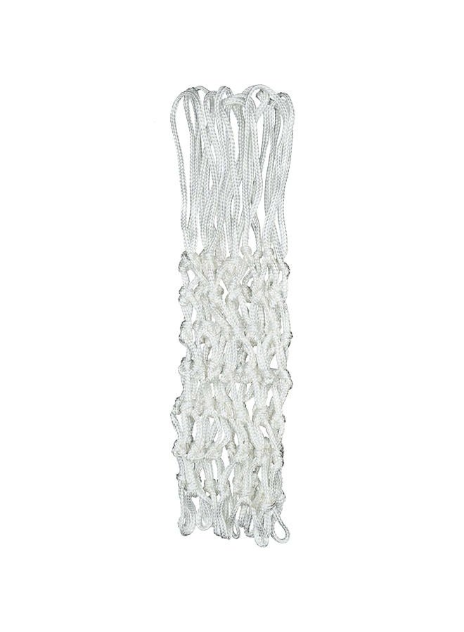 BATDIYOW Heavy Duty Basketball Net Replacement All Weather Anti Whip White Color Fits Standard Indoor or Outdoor 12 Loops Rim - Image 1