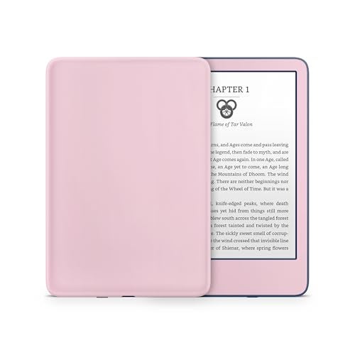 Tacky Design Solid Color Skin for Kindle ColorSoft Skin Wrap 2024 Decal Classic Color Vinyl, Premium 3M Decal Sticker for Full Surface Coverage (Rosy Pink, ColorSoft (12th Gen, 2024)) - Image 1