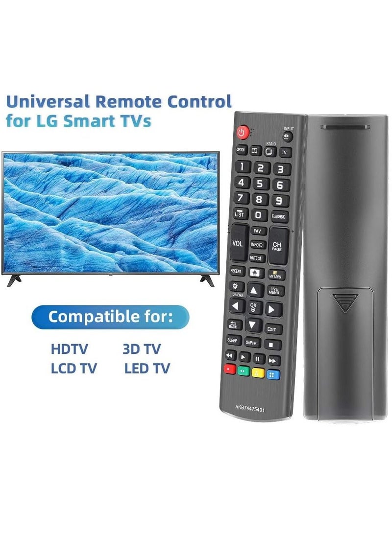 Raxoom AKB74475401 Remote Control Compatible Replacement for LG TV 43LF5900 43UF6400 43UF6430 43UF6800 43UF6900 43UF7590 43UF7600 49LF5900 49UF6400 49UF6430 49UF6490 49UF6800 49UF6900 49UF759 - Image 2