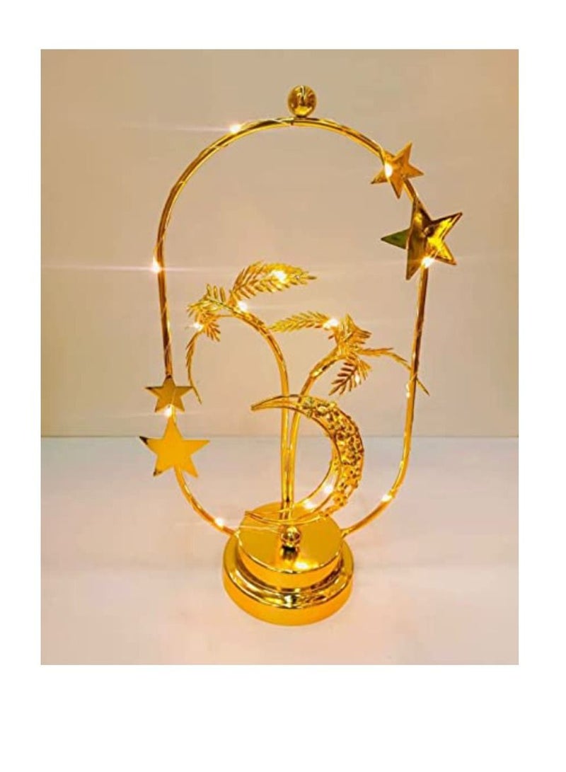 يوويل فانوس رمضان، أضواء بيضاء دافئة داخلية لتزيين المكتب الداخلي، ضوء رمضان لديكور رمضان