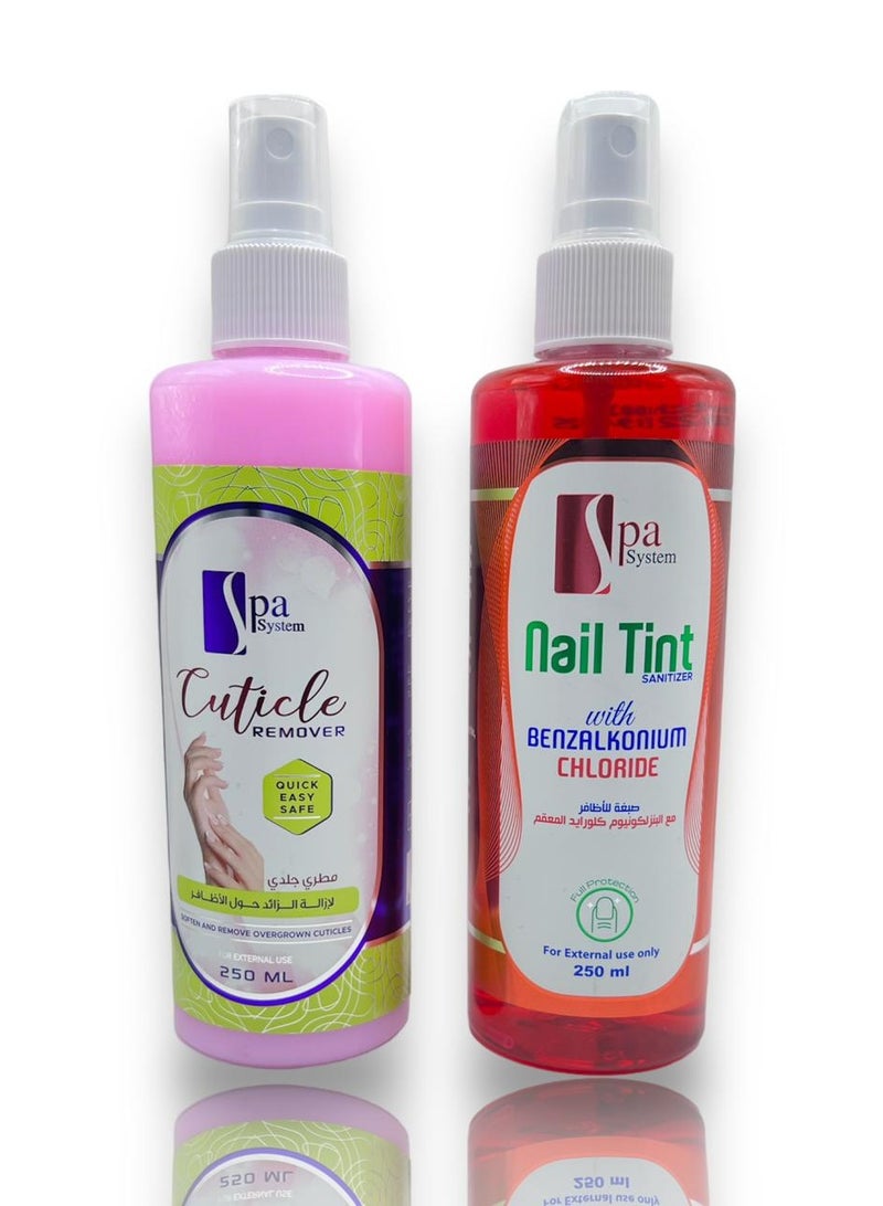 Spa System Cuticle softener and nail supplier for nail care