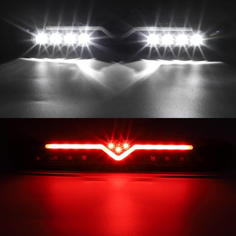 Partsam High Mount Stop Light Led 3rd Brake Replacement for 07-13 Silverado/Sierra 1500 2500HD 3500HD Third Rear Cab Roof Center Tail Cargo Lamp(Smoke Lens) - Image 3