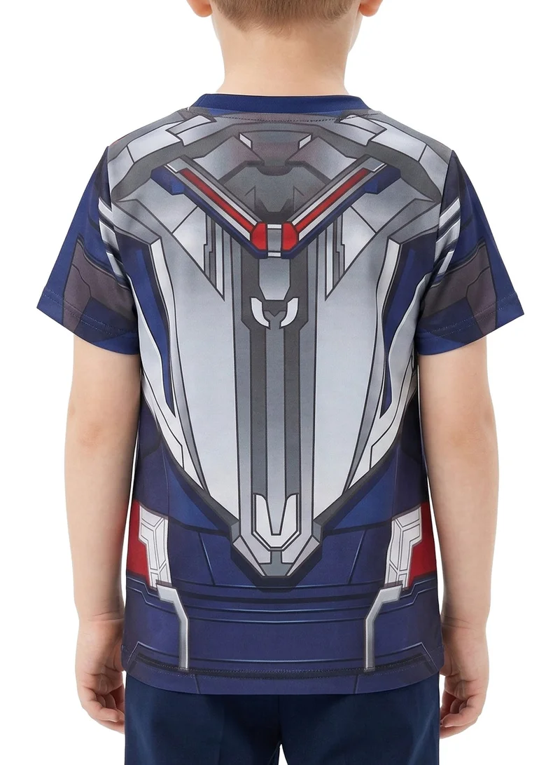 MARVEL  Marvel Captain America & Hulk Toddler Boys Graphic T-Shirt (Pack of 2) for Kids | Best Price UAE