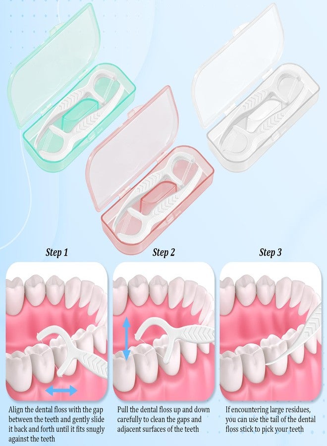 HOFASON 180 Travel Dental Floss Picks, 18 Packs Dental Flossers with Floss Pick Case, Stocking Stuffers for Adults, Bulk Small Dental Gifts for Women Men, Party Favors, Goodie Bag Stuffers for Adult - Image 2