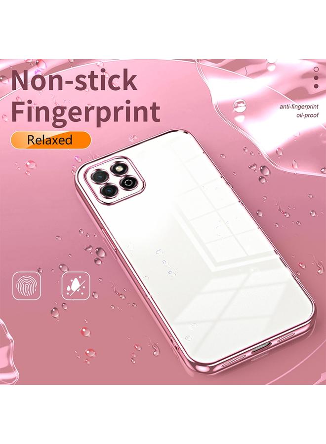 اس-توب جراب لهاتف Honor Play 20 4G، جراب هاتف شفاف مطلي بفتحة دقيقة - Image 4