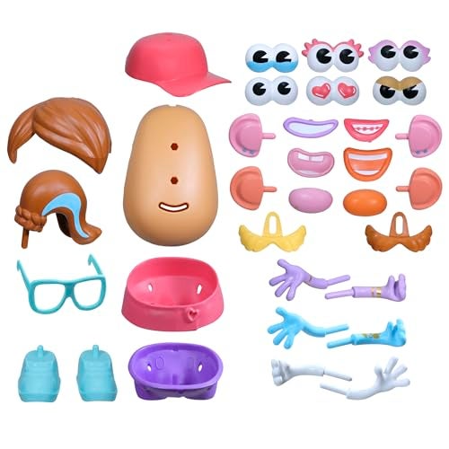 Mr. Potato Head Potato Head Express Yourspud Playset with 1 Potato Body and 32 Accessories, Creative Toddler and Preschool Toys for Boys and Girls 2 Years and Up (Amazon Exclusive) - Image 2