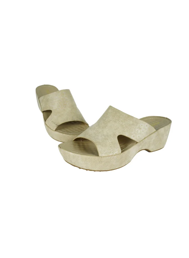 Michelle Morgan 092-2767 Michelle Morgan Ladies Wedge Heel Sandals 314RJ959 Beige