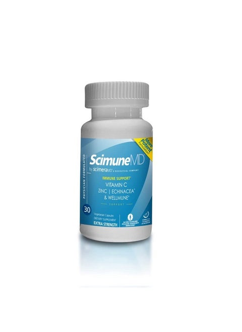 Scimeramd® Scimune Immune Support Supplement With Zinc Quercetin Echinacea And Wellmune® Beta Glucan 30 Ct
