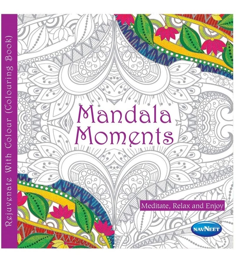 E Shopping® mandala art tools set of 13pc with Mandala Moment book and acrylic color kit of 10 different colors - Image 3