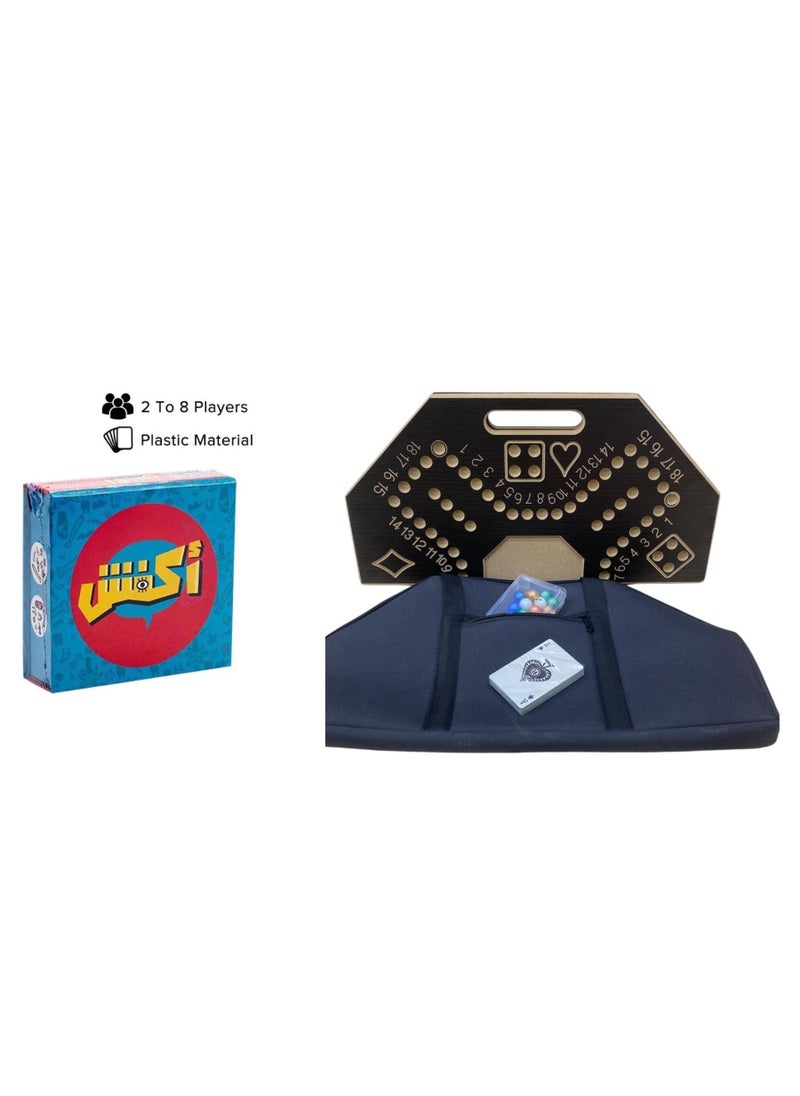 MARAH TOYS - Group game, numbered Jakaroo game, applicable with a bag for 4 players, 45*45, for us, a free game - Image 1