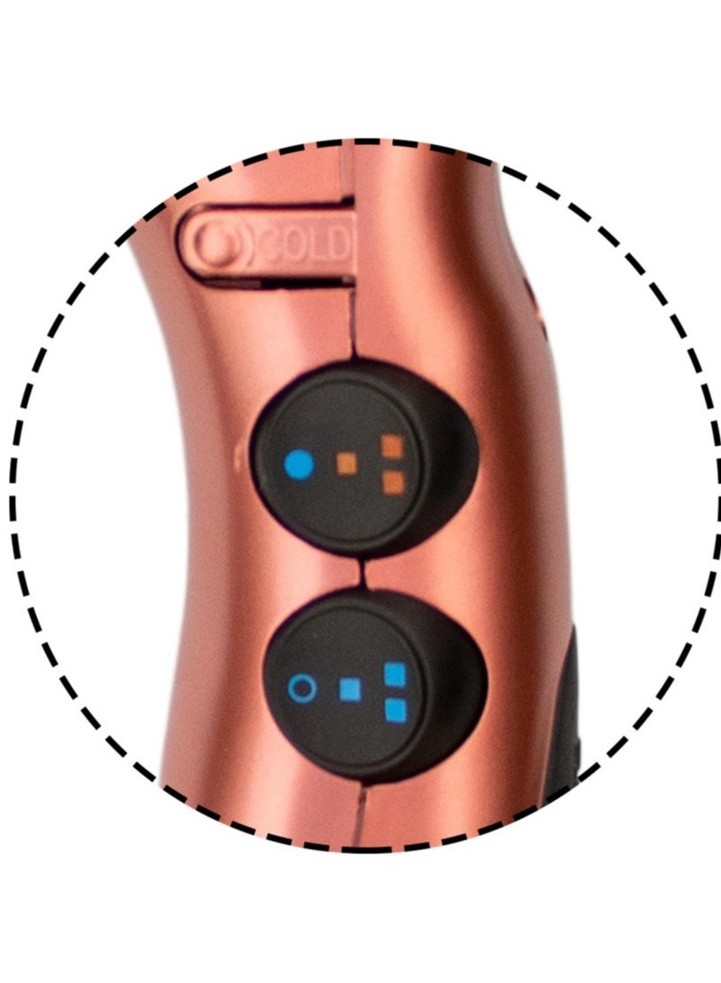 سوبيريور مجفف شعر ايطالي من تيكنو دراي لون زهري 6000 - Image 3