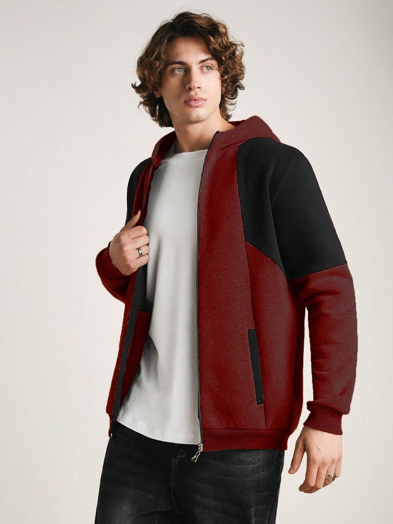 TOPLOT jacket for men || winter jackets || casual jacket for men || Men's bomber jacket (Men-CB-Jacket-5215-Maroon-M) - Image 2