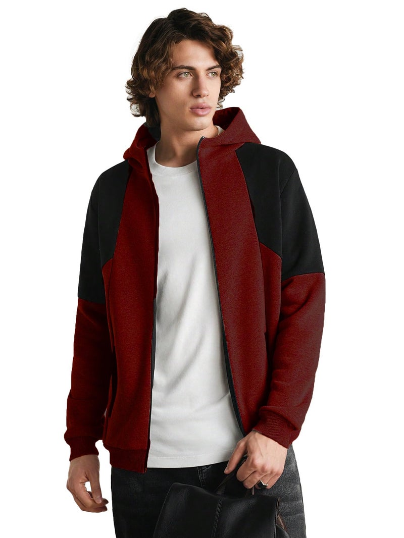 TOPLOT jacket for men || winter jackets || casual jacket for men || Men's bomber jacket (Men-CB-Jacket-5215-Maroon-M) - Image 5
