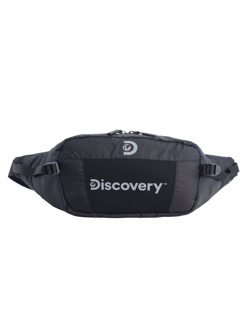 Discovery Outdoor Waist Bag Black Durable Lightweight Water Resistant RFID pocket Men Women Hip BagBelt Bag Crossbody Bag for Travel Adventure Camping Trekking Hiking - Image 1