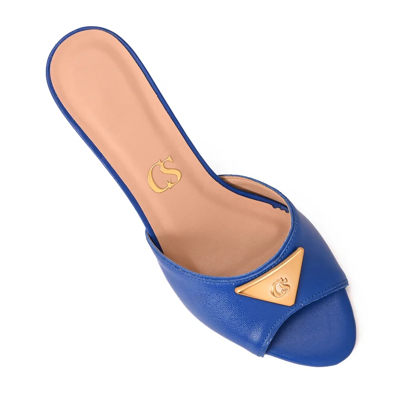 Carmen Steffens  Classic Blue Mules for Women | Best Price UAE