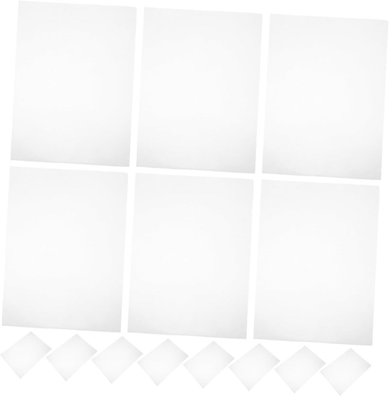 Abaodam 50pcs L-Type Plastic Document Folders A4 Thickened Plastic File Sleeves for Office and School Report Folder for Document Protection - Image 1