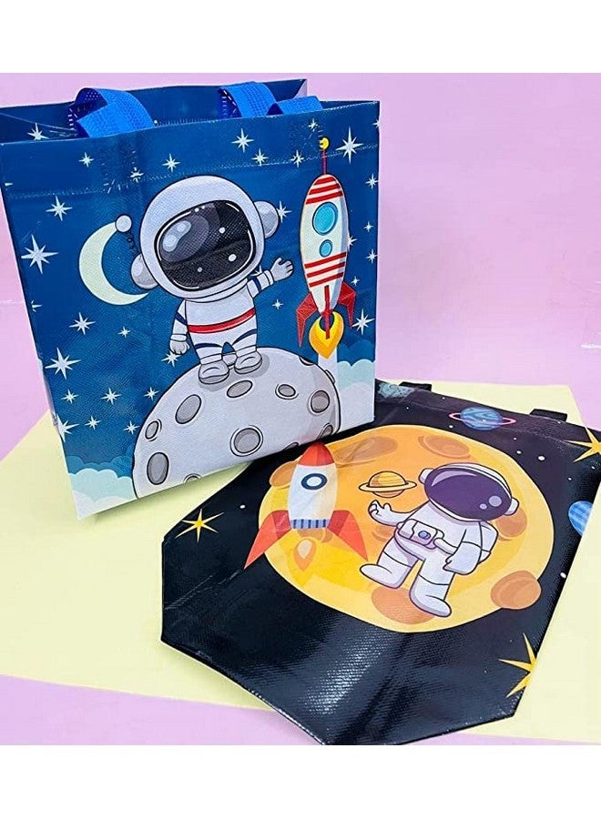 Tera13 Gift Bag For Boys(24 Pcs)Space Theme Carry Bag For Boys,Return Gifts Bag For Kids,Multipurpose Reusable Carry Bag,Birthday Gifts Party Carry Bag,Drawstring Bags Return Gifts,Gym Bag,Multicolor - Image 4