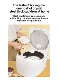ZOLELE Smart  Multi-use Removable Non-stick Inner Pot Rice Cooker 5L  With 16 Preset Cooking Functions, 24-Hour Timer, Warm Function, and Non-Stick Inner Pot - ZB600  Black  - Image 3