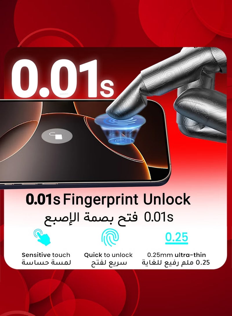 JAJEEK "New 3-Pack Privacy Screen Protectors for iPhone 16 Pro – Anti-Spy, 9H Tempered Glass, Scratch-Resistant, Full Coverage with Easy Installation" - Image 2