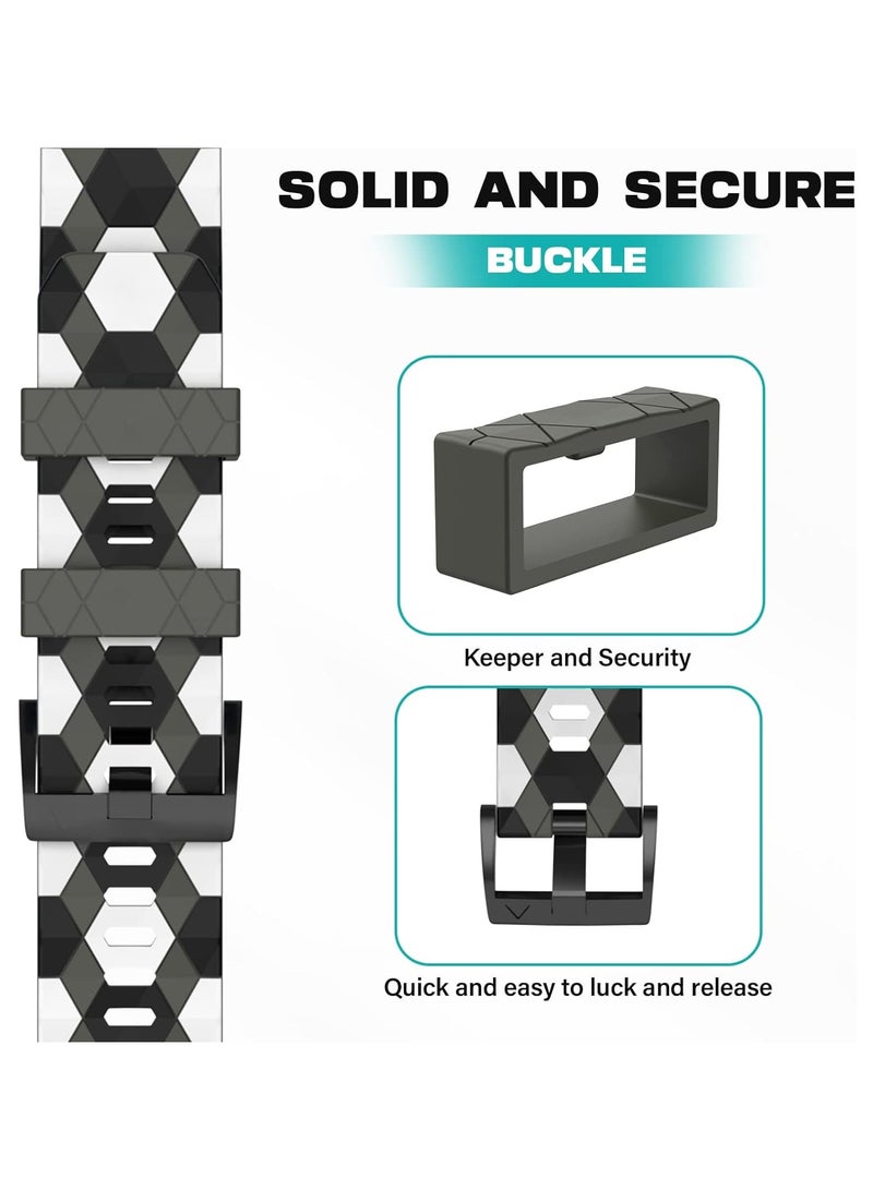 SOLARAE Watch Strap Band for Garmin Fenix 5/6/7/935 22mm Width Soft Silicone Replacement Band Watch Strap for Fenix 7/Fenix 6/Fenix 6 Pro/Fenix 5/Fenix 5 Plus/Forerunner 935/Forerunner945 - Image 5