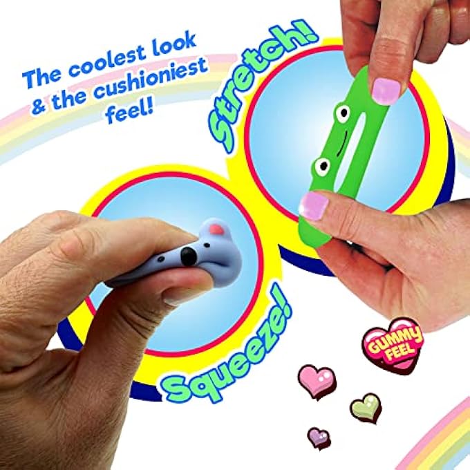 Ja-Ru Mini Mochi Squishy Animals (1 Pack) Cute Jiggly Donut Squishies for Kids & Adults, Boys & Girls. Stress Relief Fidget Gummy Toys. Bulk Party Favors Birthday Goodie Bags Class Prizes. 3352-1 - Image 5