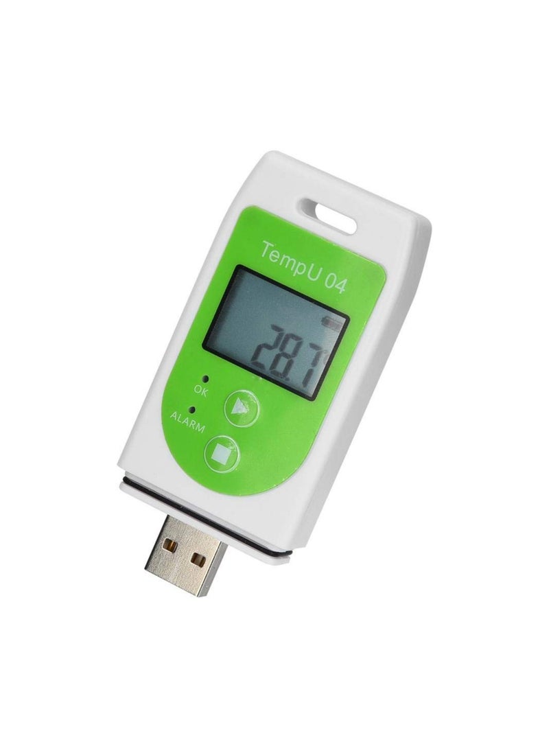 Temperature and Humidity Data Logger, Reusable Temperature and Humidity Data Logger USB Data Temperature Recorder