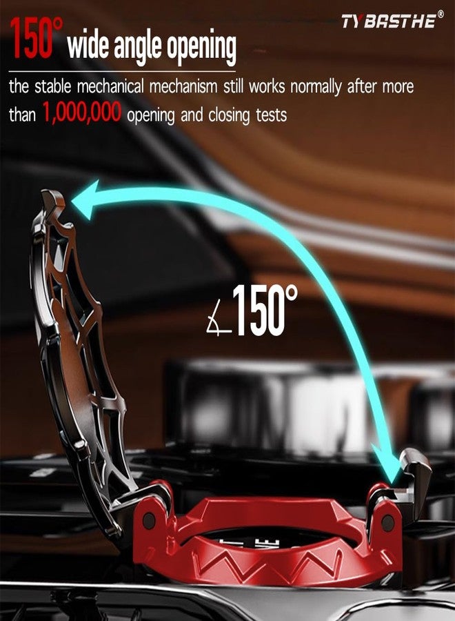 Tybasthe Original | Push Start Button Cover, Spiderman Car Engine Start Stop Button Cover Protector, Cool Car Accessories Interior Decor Sticker Decals Motorcycle Key Ignition Switch Cover, Black&Red - Image 4