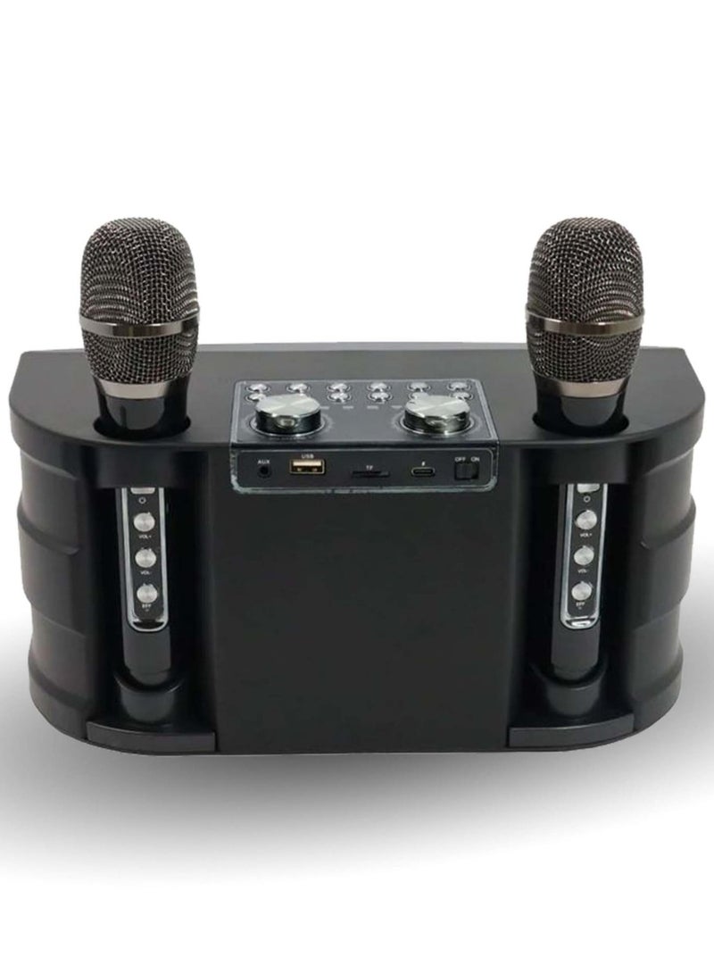 Smartberry Smartbarry M25 Portable Karaoke System – Ultimate Music & Party Companion with Dual Wireless Mics, TF Card, and USB Playback - Image 2