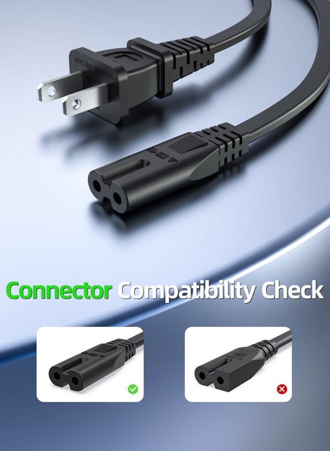 Dexpt 6FT Charger-Cord Replacement for JBL Partybox 310 Charger - 110 300 100 200 710 1000 Power-Cord On-The-Go Speaker Charging Cable 2 Prong - Image 2