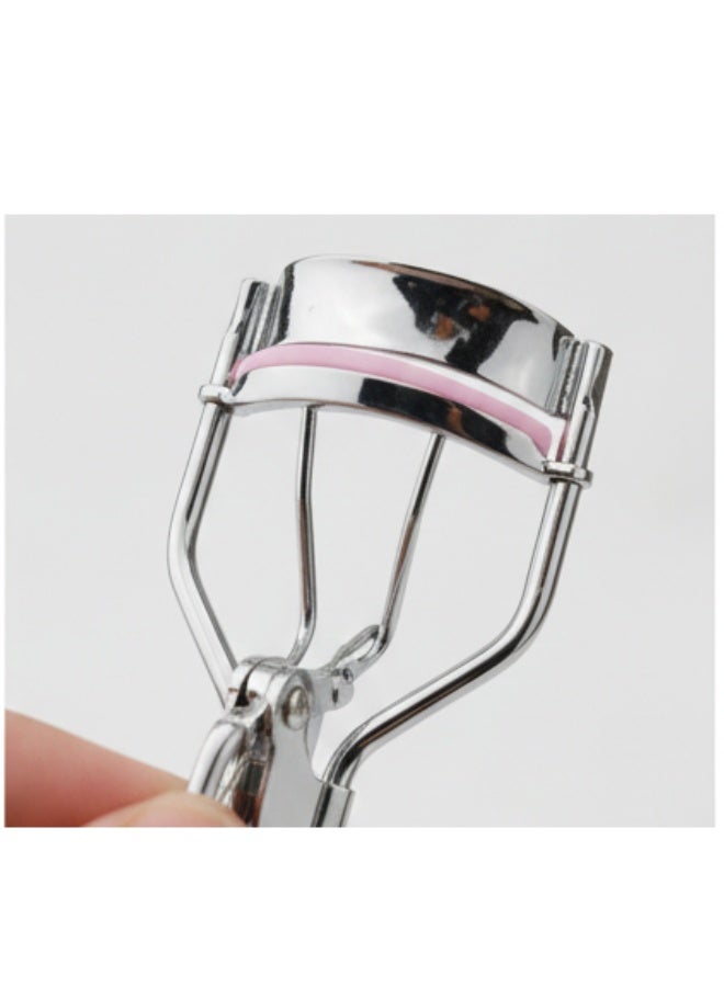 أداة تجعيد الرموش الاحترافية صغيرة الحجم - مريحة وسهلة الإمساك - رفع طبيعي للرموش - أداة تجميل يومية أساسية - وردي - Image 2