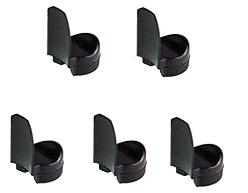 Jiayouy Pack of 5 Soft Silicone Clarinet Oboe Thumb Rest Cushion Thumb Protector for Woodwind Instrument (Black) - Image 2