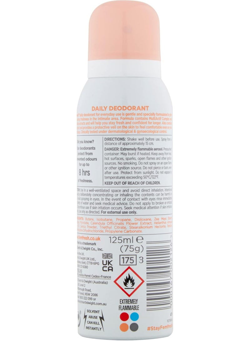 Femfresh Daily Freshness Deodorant Intimate 125 Ml - Image 3