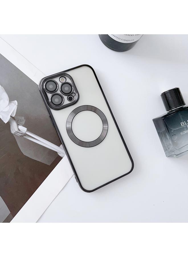 اس-توب جراب لهاتف iPhone 12 Pro MagSafe مصنوع من مادة TPU المغناطيسية المطلية بالكهرباء مع فلتر غبار وغشاء عدسة - Image 1