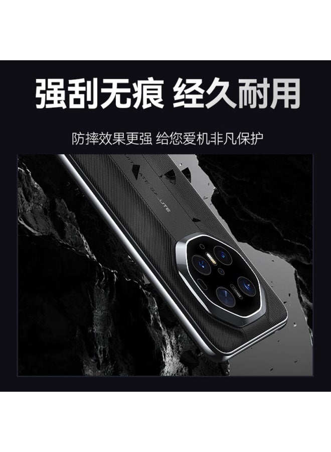 Stryfer Phone Case For Huawei Mate70rs Pro, Full Camera Protection, Shockproof, Luxury Electroplated Design For Men And Women - Black - Image 2