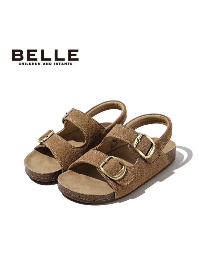 Belle Kids Sandals Summer Boys Girls Beach Shoes Fashion Casual Shoes Camel Size 31 - Image 1