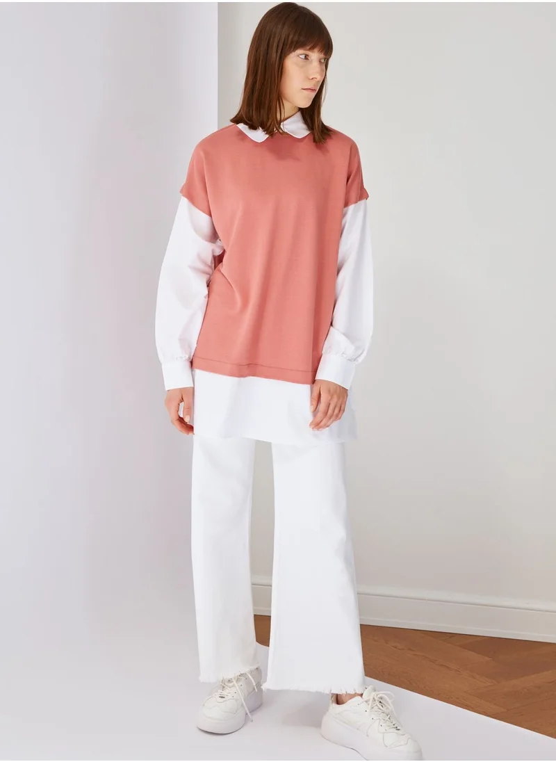 trendyol Knitted 2 In 1 Tunic Shirt
