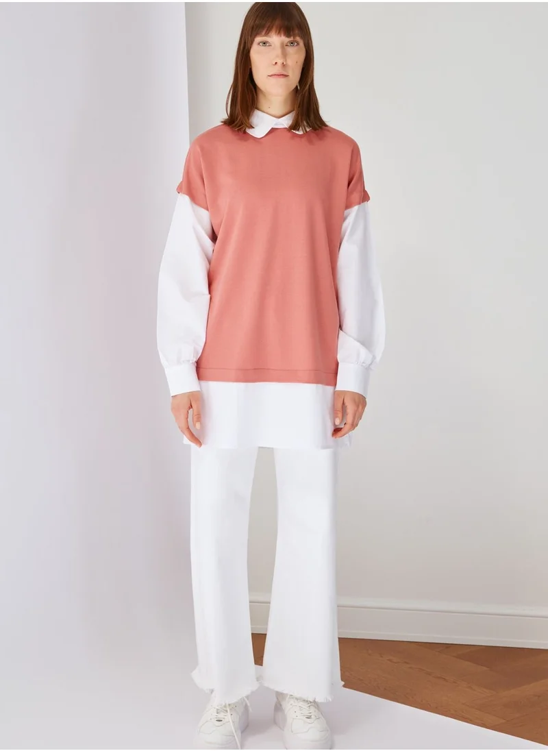 trendyol Knitted 2 In 1 Tunic Shirt