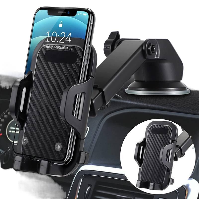 Car Phone Holder for Universal Fit in Black for Daily Use - Image 2