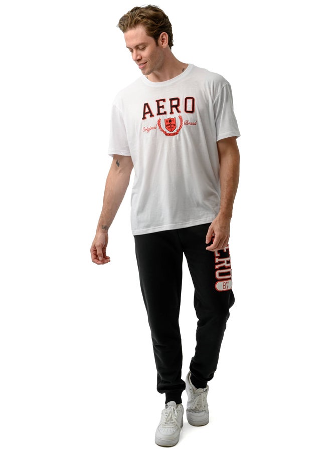 Aeropostale تي شيرت مزين بشعار AERO ATHLETIC CREST - Image 2