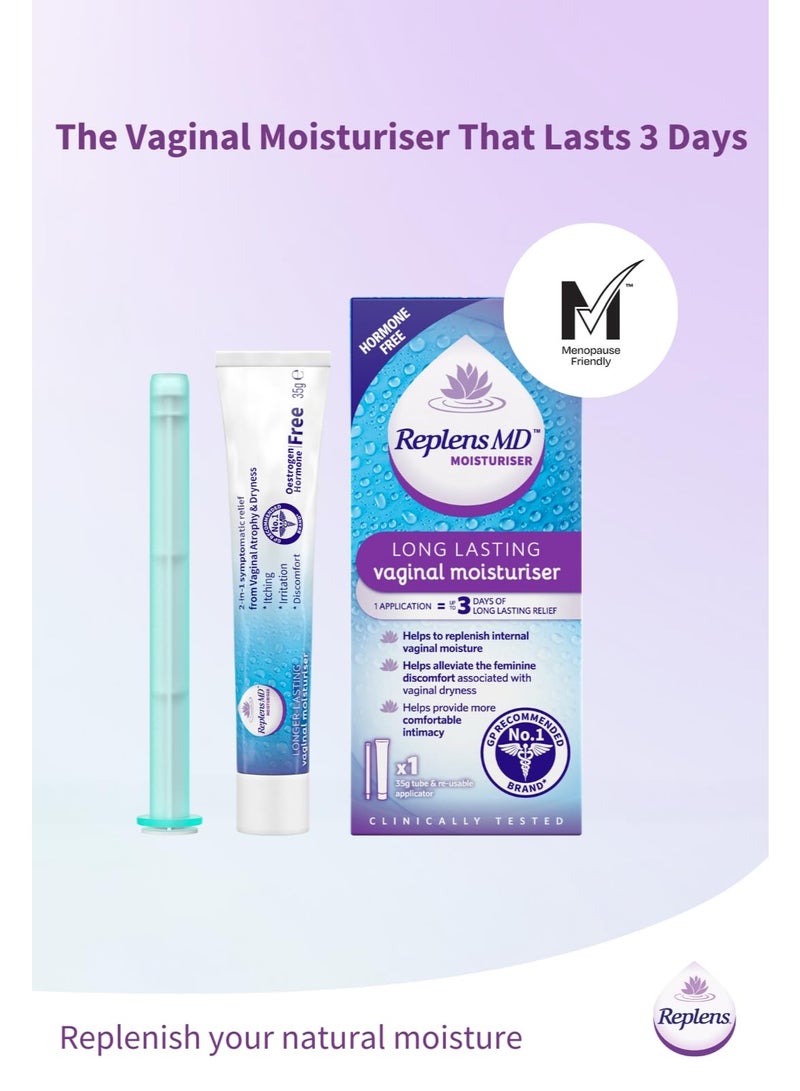 Replens Long Lasting Vaginal Moisturiser 4 Week Supply, 35g each - Image 4