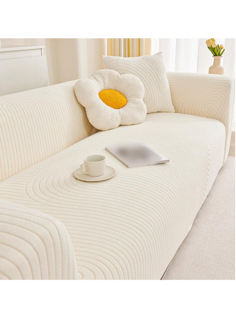 عام غرفة المعيشة ، غطاء أريكة تلسكوبي ، غطاء أريكة تلسكوبي على شكل حرف L ، الحيوانات الأليفة ، غطاء أريكة الزاوية ، غطاء أريكة ، مع مساند للذراعين ، مرونة ، نمط الشمال ، المواد تلسكوبية ، عدم الانزلاق ، الغبار ، بسيطة ، غرفة المعيشة ، حماية أريكة ، البيج - Image 1