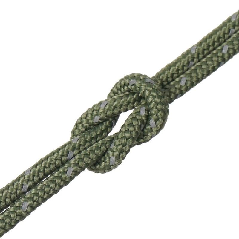 CLS Tent Ropes Set 4pcs 3.5m x 4mm Nylon Braided with Solid Core Reflective - Double-Eye Aluminum Alloy Adjustable Buckle for Night Camping Identification - Image 5