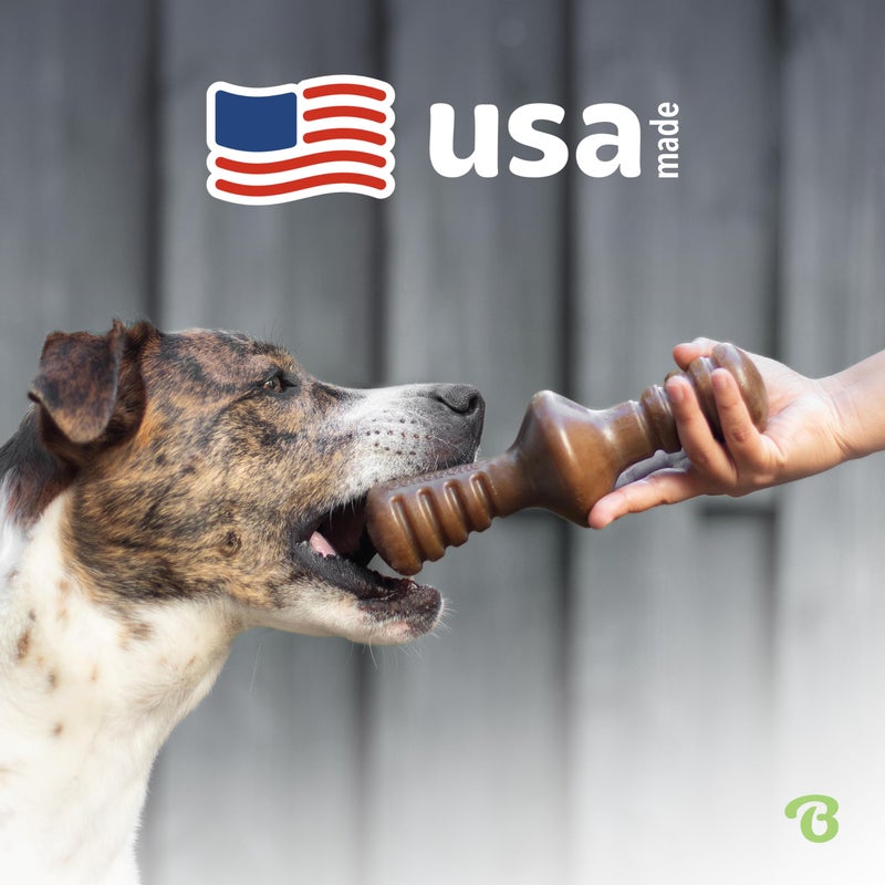 Benebone Zaggler Rolling Dog Chew Toy for Aggressive Chewers, Real Bacon, Made in USA, Medium - Image 5